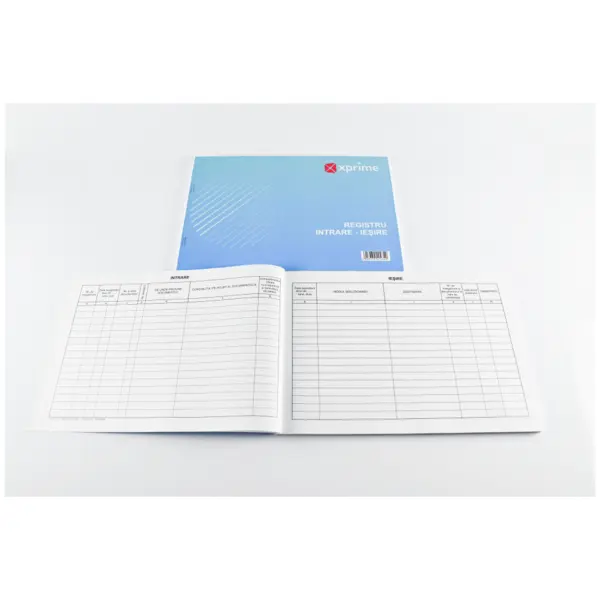 Registru intrare - iesire A4 hartie offset 100 file/carnet coperta carton 300 g/mp Registru intrare - iesire A4 hartie offset 100 file/carnet coperta carton 300 g/mp