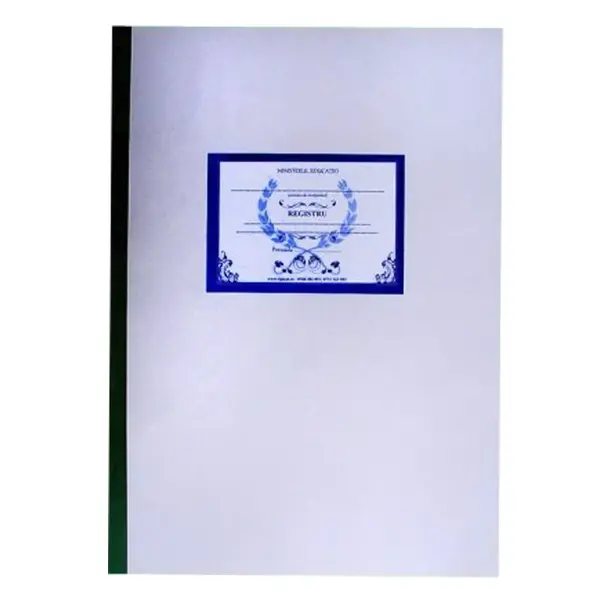 Registru inventar cărți, broșuri și note muzicale A3 100 file copertă carton subțire Registru inventar cărți, broșuri și note muzicale A3 100 file copertă carton subțire