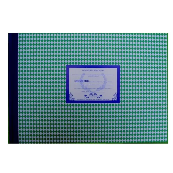 Registru matricol pentru clasele I-VIII 200 elevi A3 copertă carton gros Registru matricol pentru clasele I-VIII 200 elevi A3 copertă carton gros