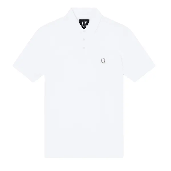 Regular fit cotton polo with logo Xl