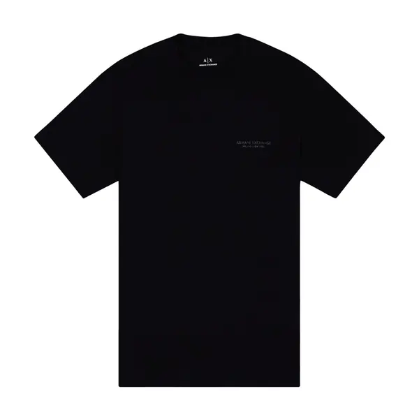 Regular fit t-shirt in cotton jersey black Xxl