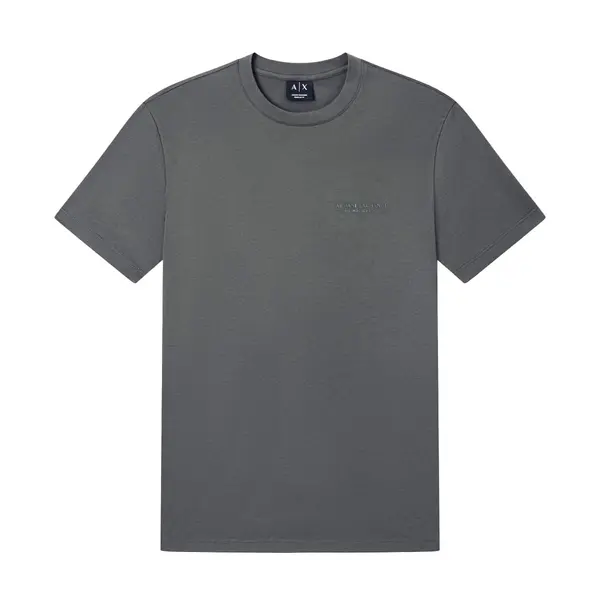 Regular fit t-shirt in cotton jersey grey L