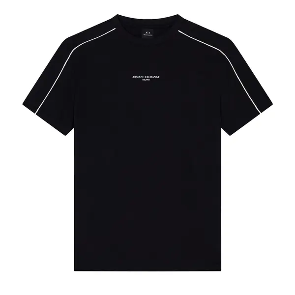 Regular fit t-shirt with contrasting piping S
