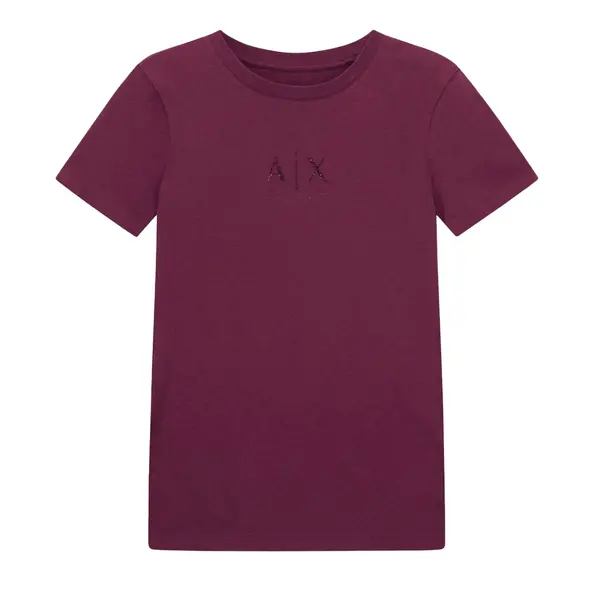 Regular fit t-shirt with glitter logo grove Xs