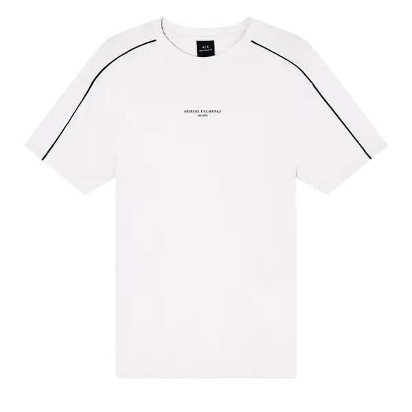Regulat fit t-shirt with contrasting piping S