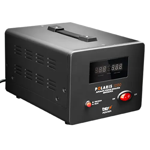 Regulator de tensiune cu servomotor 1000VA, intrare 150-260V, TSY Power AVR-POLARIS-1000VA