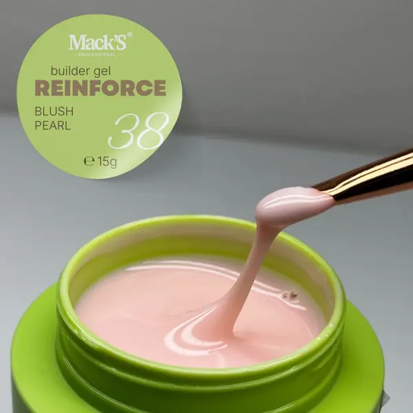 Reinforce Builder Gel Blush Pearl 38/15g Macks - REBGAR-15