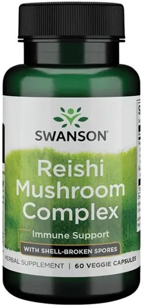 Reishi Mushroom Complex, 60 capsule, Swanson