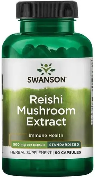 Reishi Mushroom Extract, 500 mg, 90 capsule, Swanson