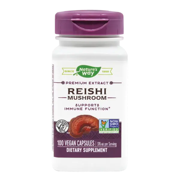 Reishi Natures Way, 100 capsule, Secom