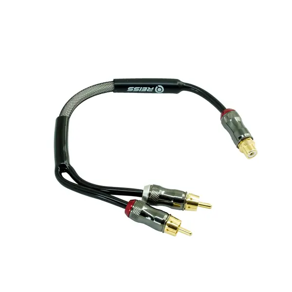 Reiss Audio RS-GR2M1F - Adaptor RCA Profesional Y 2 Tata 1 Mama