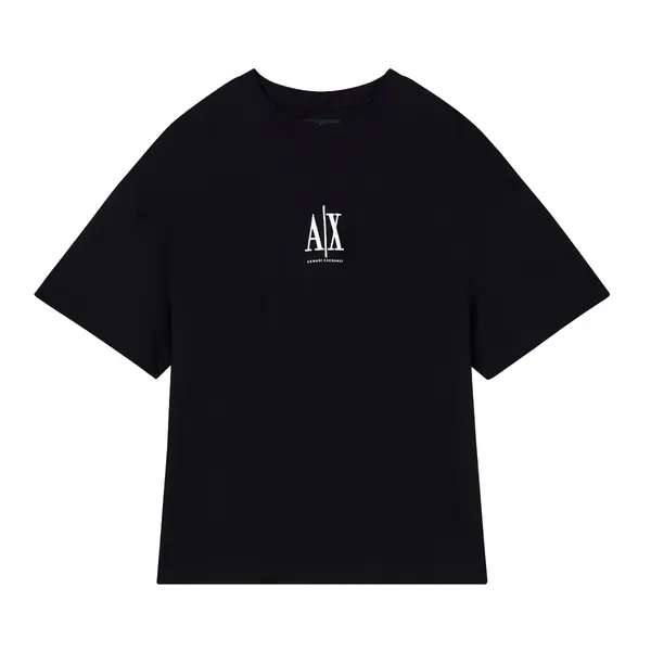 Relaxed heavy jersey t-shirt black S
