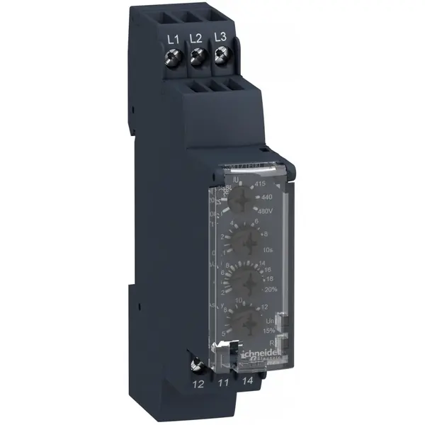 Releu control tensiune Rm17-U - interval 20 - 80 V C.A Schneider RM17UAS16