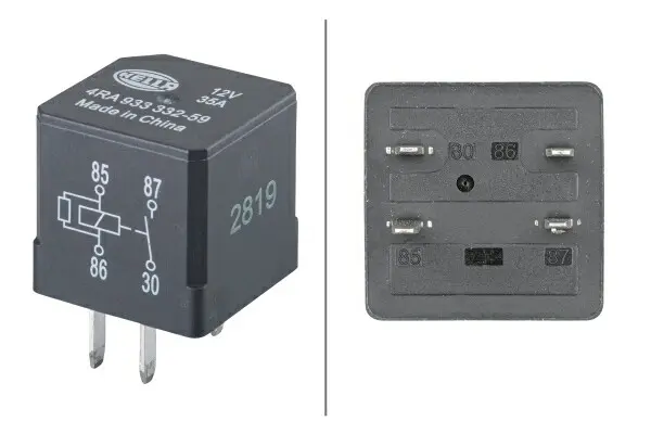 Releu, curent alimentare HELLA 4RA 933 332-591