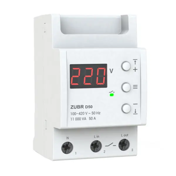 Releu de protectie retea electrica ZUBR D50 50A 230V