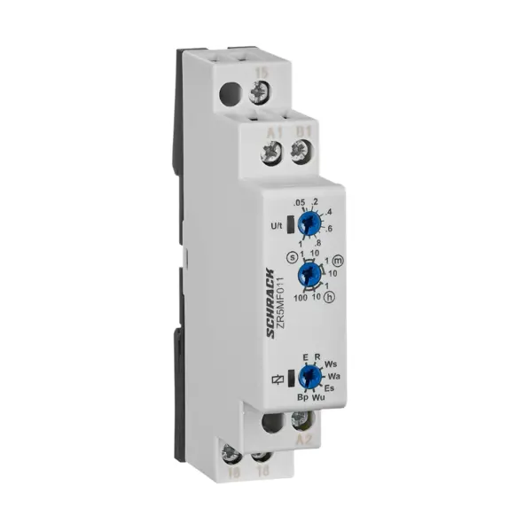 Releu de timp multifunctional 1CC, 12-240VAC VDC, 8A, SCHRACK ZR5MF011