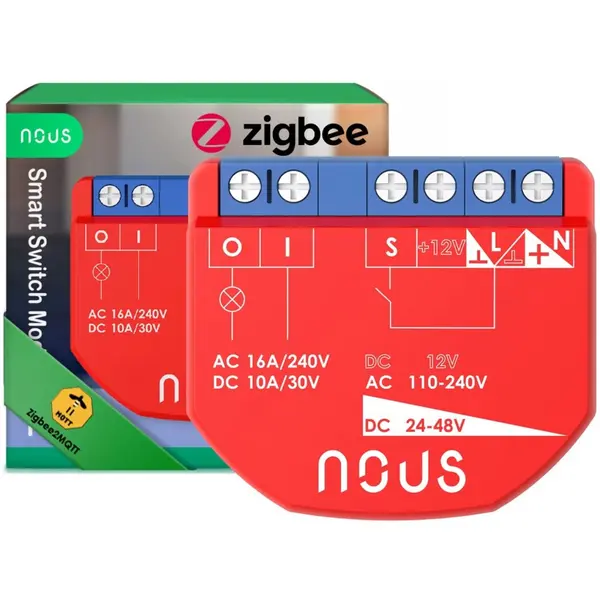 Releu inteligent Nous B1Z, 16A, ZigBee, 1 canal / 5905072800471