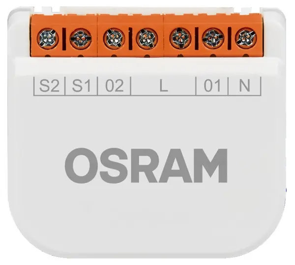 Releu inteligent Osram – Smart+, 2 canale, alb/portocaliu