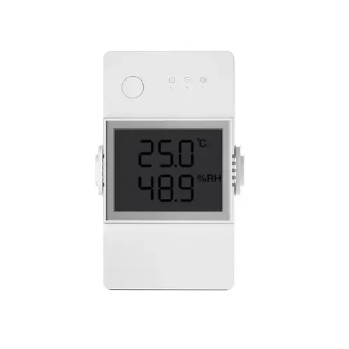 Releu inteligent Wi-Fi Sonoff THR320D, Temperatura & umiditate, Monitor LCD