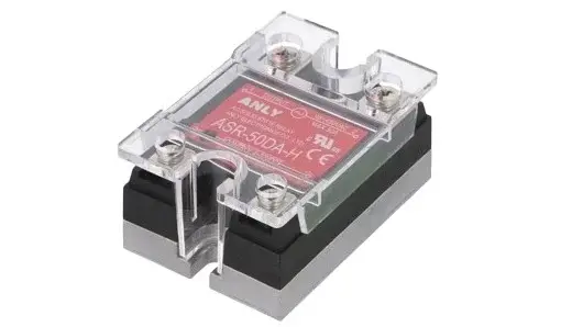Releu semiconductor, 50A, 4/32V DC, 48/480V AC, 1- fazat, Anly Electronics ASR-50DA-H