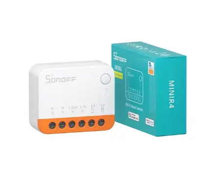 releu smart wifi sonoff minir4, 10a, 1 canal