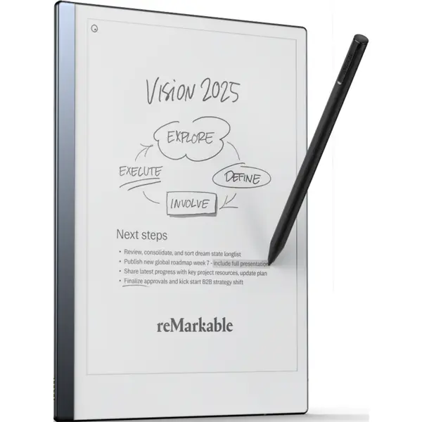 Remarkable Bundle Tableta ePaper reMarkable 2 + Pen Marker Plus, 10.3, E Ink Carta Monochrome Multi-point capacitive touch, 1 GB RAM, 8 GB Flash, Wi-Fi, Negru