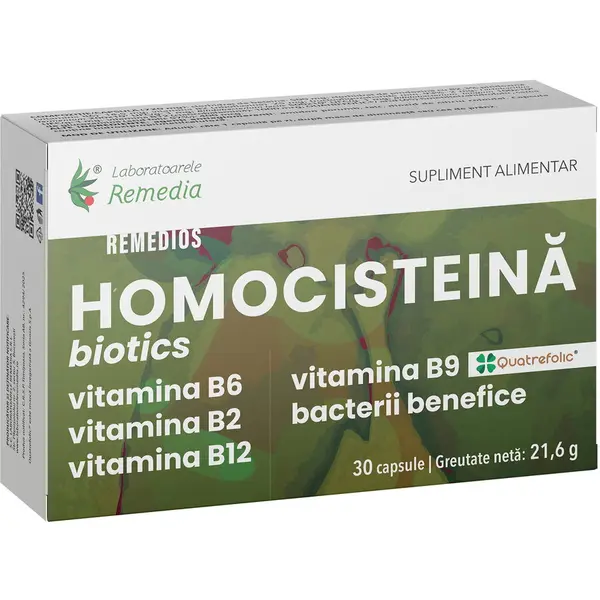 Remedios Homocisteina Biotics 30cps