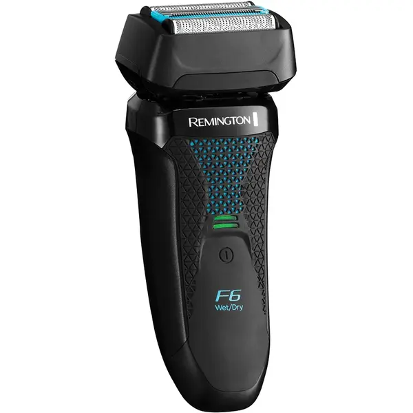 REMINGTON Aparat de ras Remington Style Series Aqua F6 F6000, 100% rezistent la apa, ControlCut, Trimmer interceptare, Site duale flexibile, Negru/Albastru