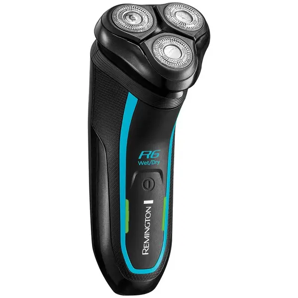 REMINGTON Aparat de ras Remington Style Series Aqua R6 R6000, 100% rezistent la apa, Lame flexibile, Cap pivotant, Negru/Albastru