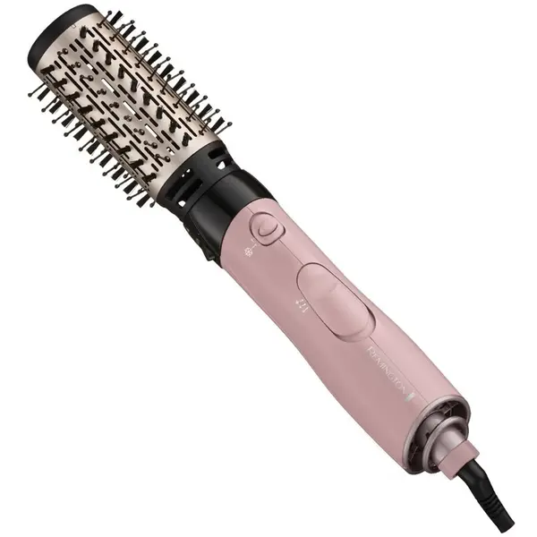 REMINGTON Perie cu aer cald Remington Coconut Smooth AS5901, 1000 W, Invelis ceramic cu cocos, Ionizare, 2 perii, Roz