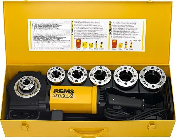 REMS Clupa electrica de filetat Amigo 2 set 1/2-2" 540020