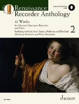 Renaissance Recorder Anthology. 32 Pieces for Soprano (Descant) Recorder and Piano, Sheet Map/***