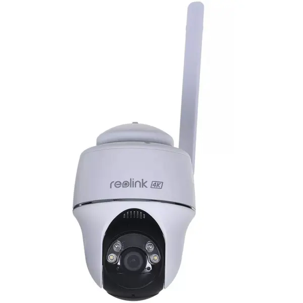 Reolink Camera de supraveghere pentru exterior Reolink Go Series G440, 8MP, 4K, 4G LTE, alimentata cu energie solara, detectare persoane/vehicul/animal, PTZ Pan & Tilt, Color Night Vision, Alb