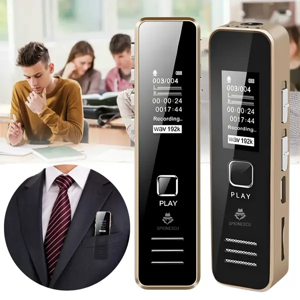 Reportofon digital, XY05, MP3 Player, memorie 16GB, autonomie 20 ore, capacitate inregistrare 192 ore