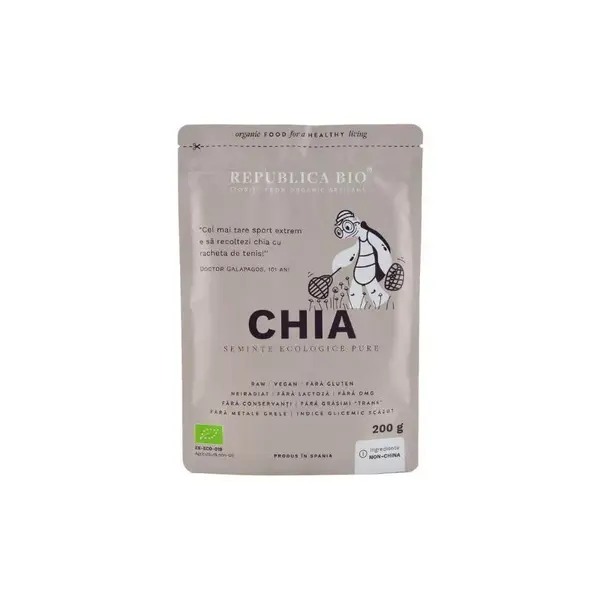 Republica BIO Chia, seminte ecologice pure, 200g