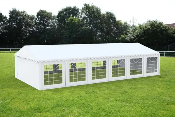 RESIGILAT !!! 6x12 m Cort Evenimente ECONOMY, PVC 500g/m² alb - Default Title