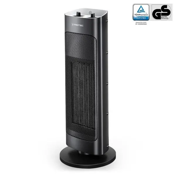 Resigilat - Aeroterma ceramica Trotec TFC 20 E, Putere incalzire pana la 2000W, 2 Trepte de incalzire, Lampa de control, Termost