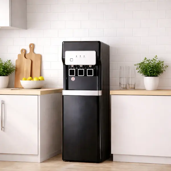 RESIGILAT - Dozator de Apa cu Compresor Apa Calda si Rece 550W 95W Inox Protectie Copii