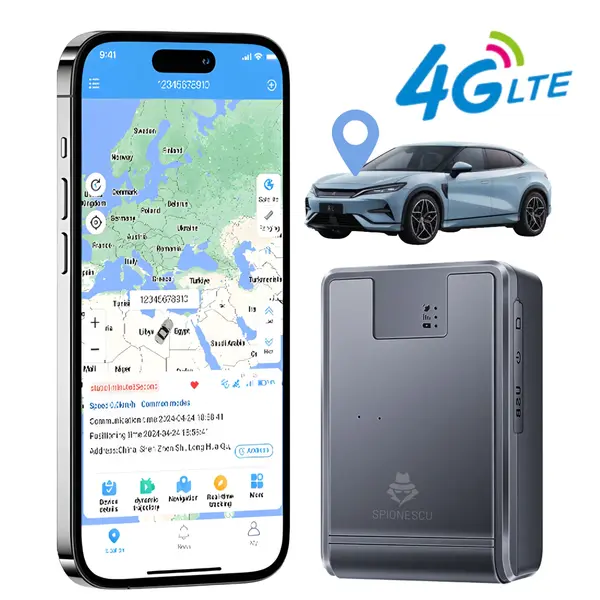 RESIGILAT - GPS tracker auto, Q12, 4G LTE, baterie 20000mah, stand-by 30 de zile, antifurt, fixare magnetica, precizie 10m, localizare in timp real