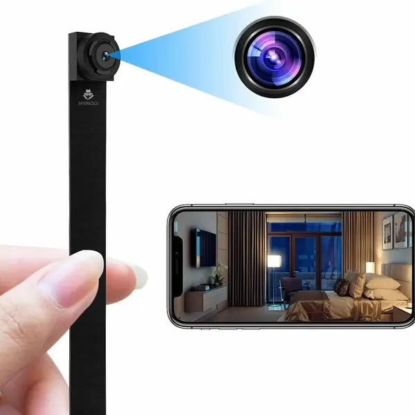 RESIGILAT - Micro camera ascunsa, VD06, WIFI, detectarea miscarii, vedere nocturna, 1080P, Android/iOS, baterie 2500 mAh, autonomie 4 ore