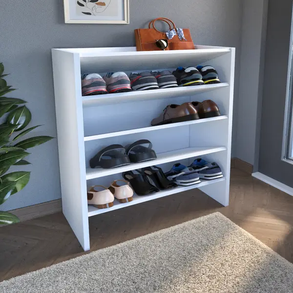RESIGILAT - Pantofar cu 5 rafturi 100 x 62 x 29 cm, din pal melaminat 18 mm