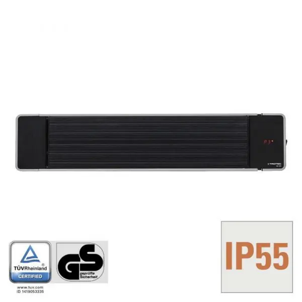 Resigilat - Radiator obscur IRD1200 cu 3 trepte de incalzire pana la 1200 W, display LED, Telecomanda