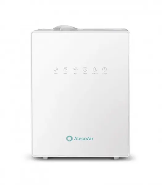 Resigilat - Umidificator cu ultrasunete AlecoAir U30 IONIC, Ionizare, Higrostat, Timer, Telecomanda, Display Digital