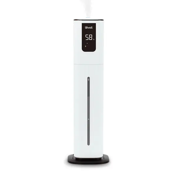 - Resigilat! Umidificator LEVOIT - OasisMist 1000S Smart Ultrasonic Cool Mist Tower, Autonomie 100 ore, Control Voce , Telecomanda, Rezervor 10 L