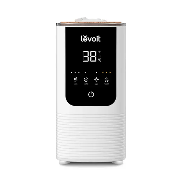 - Resigilat! Umidificator LEVOIT - OasisMist 450S Smart Ultrasonic Cool Mist Tower, Autonomie 45 ore, Rezervor 4,5 L