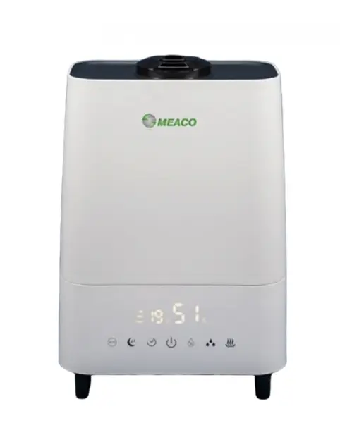 Resigilat! Umidificator si purificator MeacoMIST DELUXE 2020, Filtru HEPA si Carbune, Lampa UV-C, Ionizare, Difuzor aroma, Timer