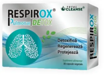 Respirox Pulmonar Detox Total Cleanse, 30cps - Cosmo Pharm