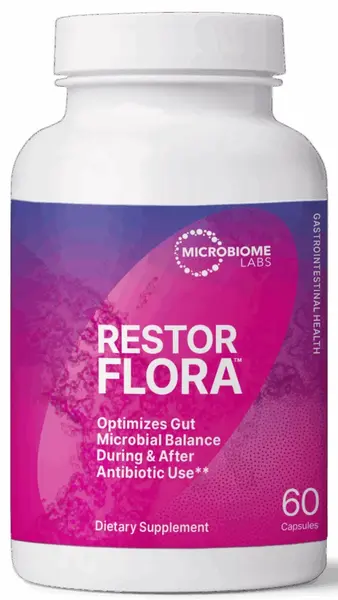 RestorFlora Probiotic, 60 capsule, Microbiome Labs