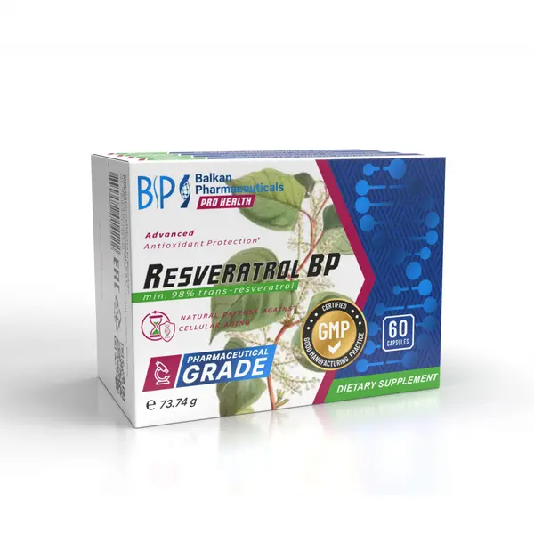 Resveratrol, antioxidantul longevității, 60 capsule