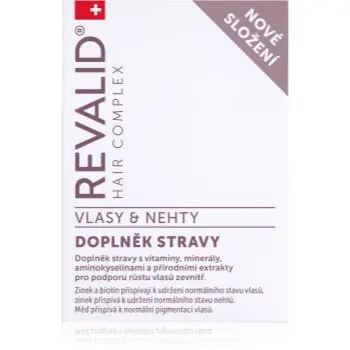 Revalid Hair Complex Hair and Nails capsule pentru favorizarea creșterii părului și a calității unghiilor